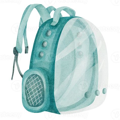 Watercolor Pet Carrier 23296907 Png