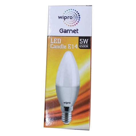 White Wipro Garnet 5W E14 LED Candle Light For Indoor At Rs 199 In Thane