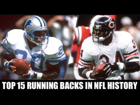 TOP 15 RUNNING BACKS IN NFL HISTORY