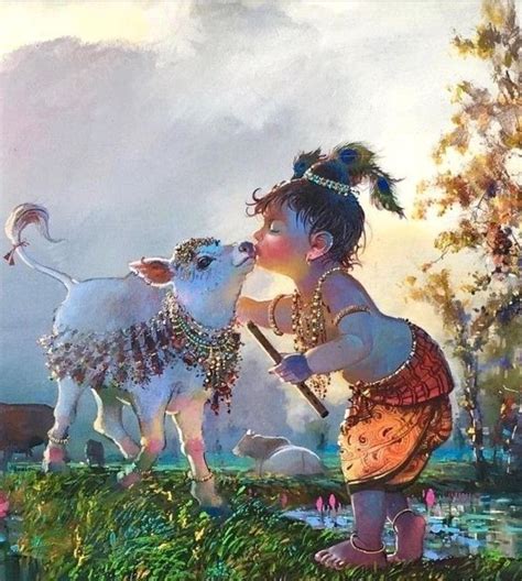 Pin By Muskaan Basoya On Pins By You Krishna Krishna Painting