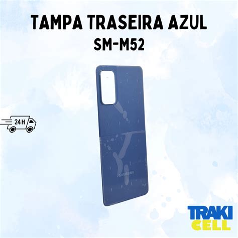 Tampa Traseira Azul Para Samsung Modelo M Shopee Brasil