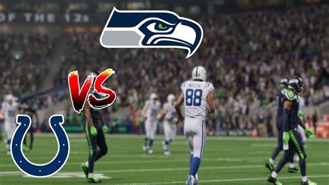 Colts Franchise Year 3 Game 4 Colts Vs Seahawks All Madden Realistic