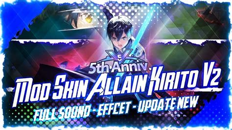 Mod Skin Allain Kirito V2 Sau Cập Nhật 18 5 90FPS FIX KHỰNG ĐẦU GAME