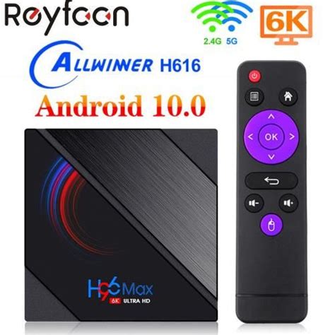 H96 Max TV Box Max Android 9 0 Rockchip RK3318 4 GB RAM 32 GB ROM H 265