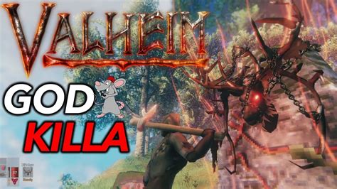 Valheim Defeating The Deer God Elkthyr With Basic Weapons Youtube