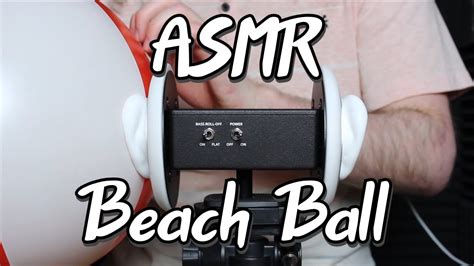 Asmr 3dio Sticky Beach Ball Sounds Youtube