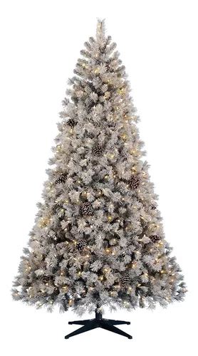 Arbol Navideño Nevado Piñas Luz Led Lachlan 2 28m Envío gratis