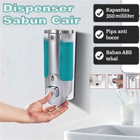 Jual Tempat Sabun Cair 1 Tabung Dispenser Sabun Cair Single Tempat