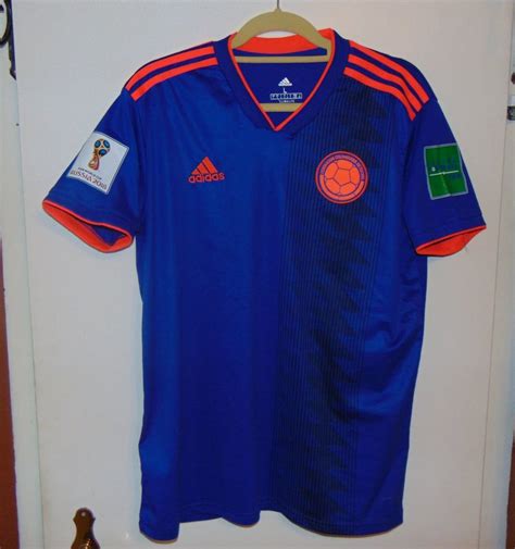 Colombia Away Football Shirt Adults Medium Adidas A