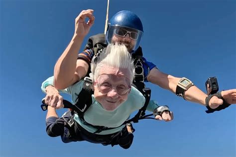 104 Year Old Woman To Become The Oldest Skydiver Ever