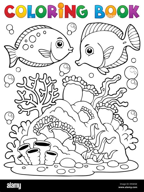 Coloring Pages Coral Reefs