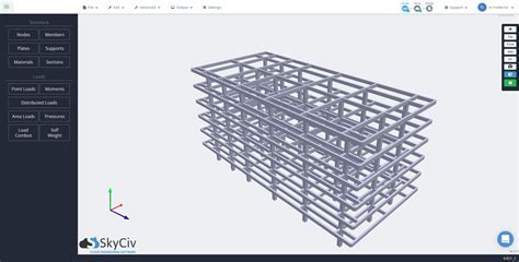 SkyCiv Cloud Structural Analysis Software Medium Rise Building