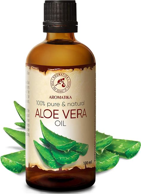 Aloe Vera Pure Oil 100ml Aloe Barbadensis Brasil Aloe Vera Skin