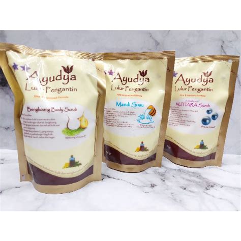 Jual Lulur Ayudya Pengantin Kecil Gr Lulur Scrub Original Bpom