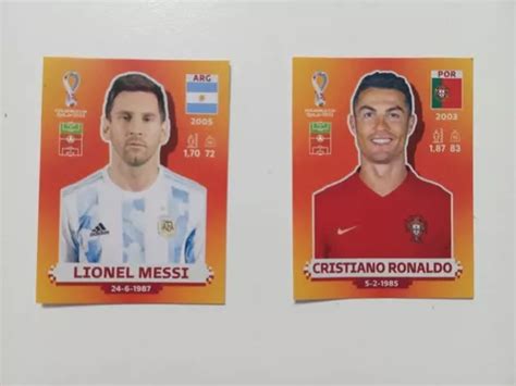 Busca Figuritas Mundial Qatar 2022 Messi Y Cristiano A La Venta En