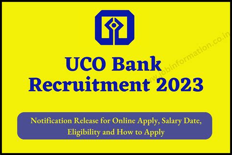 Uco Bank Recruitment Notification Release For Online Apply Salary