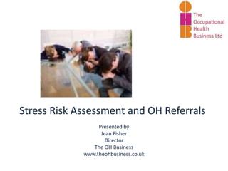 Train Your Managers To Use A Simple Stress Risk Assessment Approach Ppt