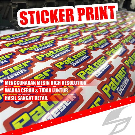 Jual Cetak Sticker Print Sticker Print Meteran Sticker Meteran