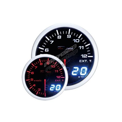 DEPO Racing Gauge Exhaust Gas Temp Dual View Series Races Shop