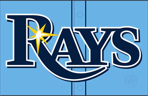 Tampa Bay Rays Logo Jersey Logo American League Al Chris Creamer S Sports Logos Page