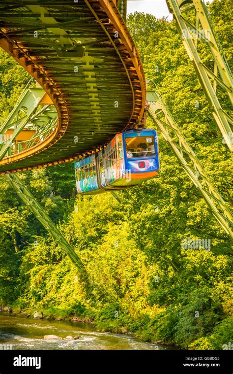 Wuppertal suspension railway Stock Photo - Alamy