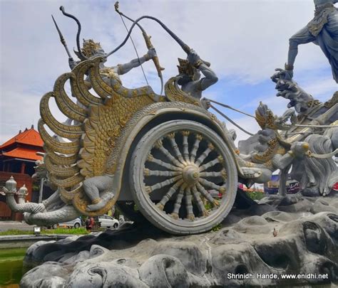 Ghatotkacha Karna war statue near Denpasar airport, Bali - eNidhi India ...