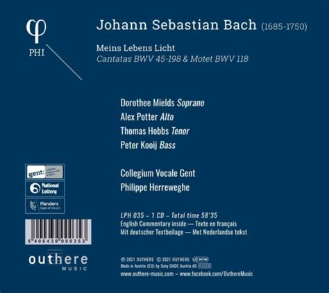 Bach Meins Lebens Licht Cantatas Bwv Motet Bwv