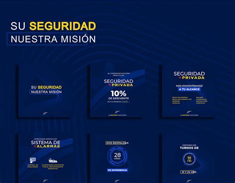 Redes Sociales Siesa Seguridad Privada Behance