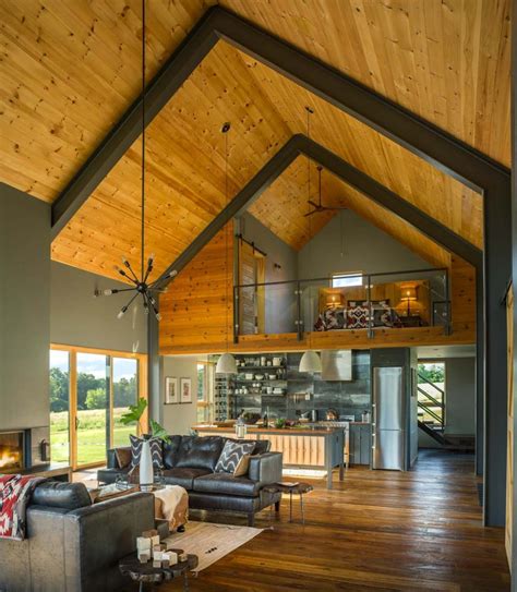 Small And Cozy Modern Barn House Getaway In Vermont Modern Barn House