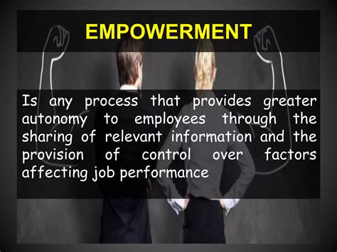 Chapter Empowerment And Participation Employee Attitudes And