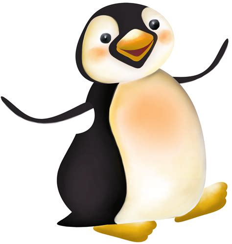 Penguin Cartoon Clip Art Large Penguin Cartoon Png Clipart Png