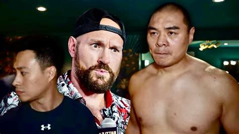 GIVE ME TYSON FURY NOW ZHILEI ZHANG IMMEDIATE REACTION TO KNOCKOUT