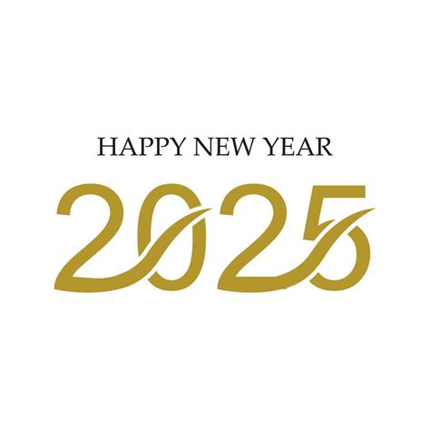 Happy New Year 2025 Text Design Cover Of Business Diary For 2025 With