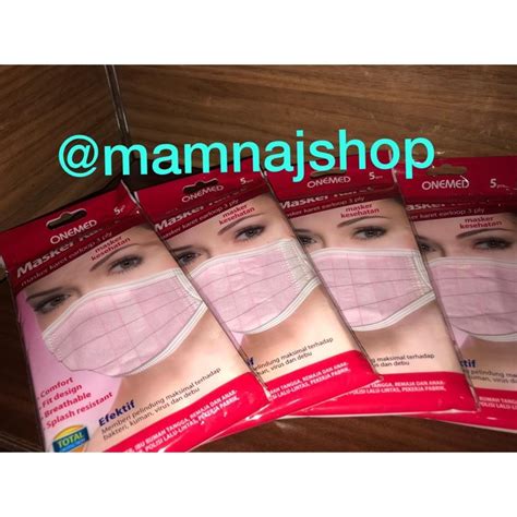 Jual Masker Ply Medis Earloop Onemed Isi Pcs Shopee Indonesia