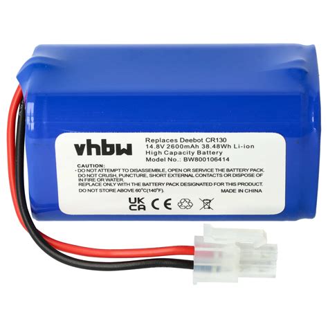 Battery Replacement For Ecovacs 4ICR19 65 BL7402A INR18650 M26 4S1P