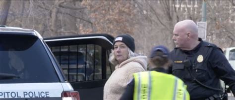 Ashli Babbitt’s Mom Arrested By Capitol Police For Blocking Road During Jan 6 Anniversary March