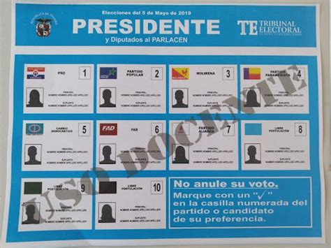 Papeletas De Votación Para Presidente Serán Las últimas En Imprimirse