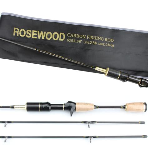 Aliexpress Buy Rosewood Double Tips Fishing Rod M Ultralight