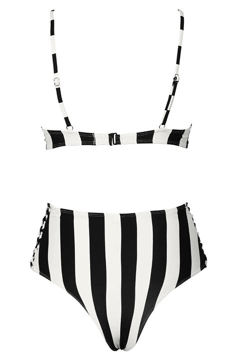 Zebra Utopia Stripe Bikini Set