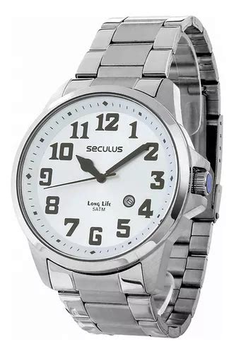 Reloj Seculus Long Life G Svna Para Hombre Acero M Correa