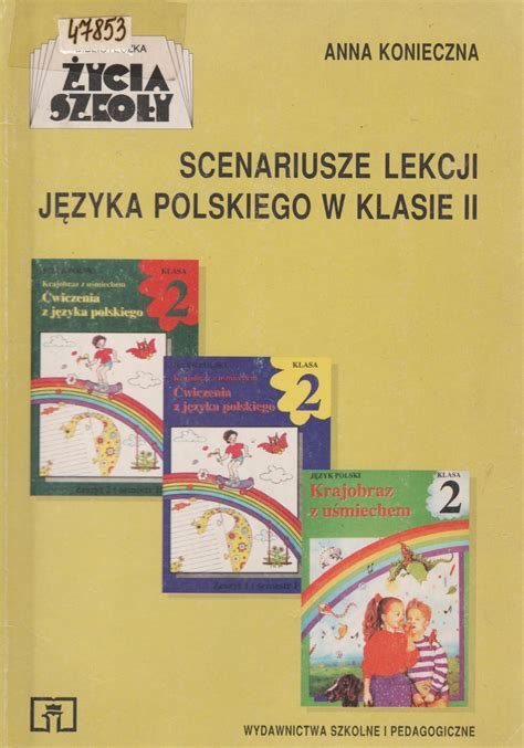 SCENARIUSZE LEKCJI JĘZYKA POLSKIEGO W KLASIE II 12686500700