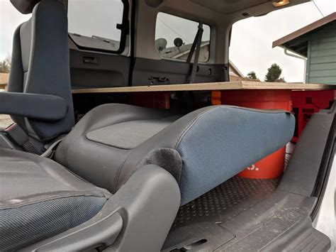 Building Sleeping Platform In Honda Element Honda Element Sleeping