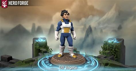 DB Vegeta Made With Hero Forge