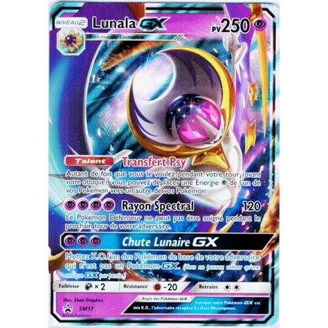 Lunala Gx Carte Pok Mon Sm Cartes Promo Black Star Soleil Et Lune