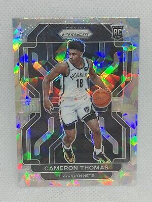 Panini Prizm Silver Cracked Ice Cameron Cam Thomas Rookie