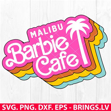 Malibu Barbie SVG, Hot Barbie SVG, Barbie Girl SVG, Barbie Logo SVG, PNG, DXF, EPS, Cutting ...