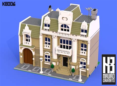 LEGO MOC K8006 - City Mansion by kevin8 | Rebrickable - Build with LEGO