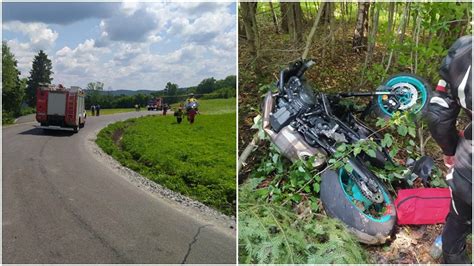 Tragiczny wypadek na serpentynach w Izdebkach Nie żyje 33 letni