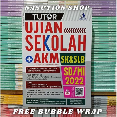 Jual Buku Tutor Ujian Sekolah Akm Sd Mi Terbaru Sk Slb Kompas