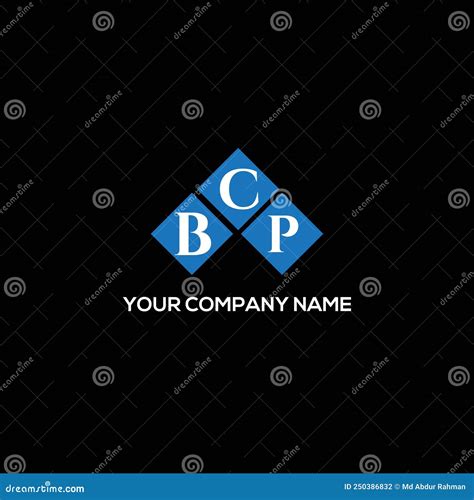 Bcp Letter Logo Design On Black Background Bcp Creative Initials